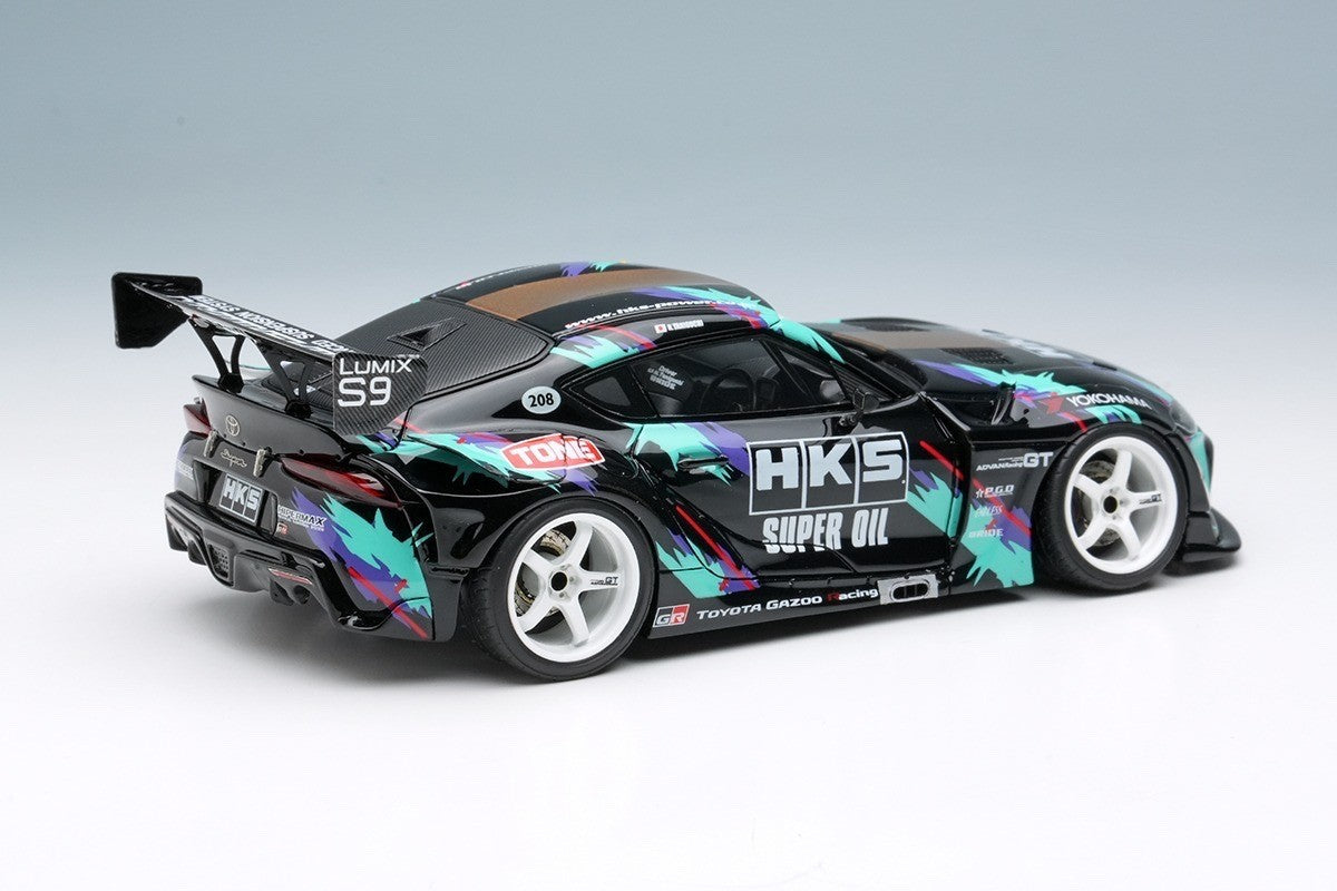 Make Up EIDOLON EM722 1/43 Toyota GR Supra Drift by HKS 2019 Limited