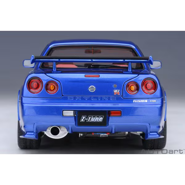 AUTOart 77462 1/18 Nissan Skyline NISMO R34 GT-R Z-Tune Bayside Blue