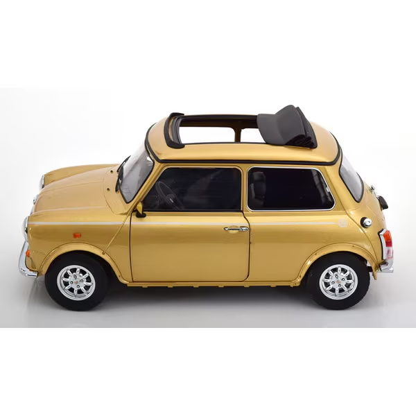 KK Scale KKDC120076L - 1/12 Mini Cooper Sunroof Gold Metallic Left-Hand Drive