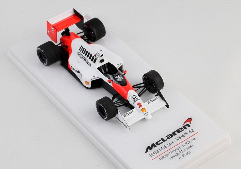 TSM Model TSM154337 1/43 McLaren Honda MP4/5 #2 1989 British GP Winner Prost Res