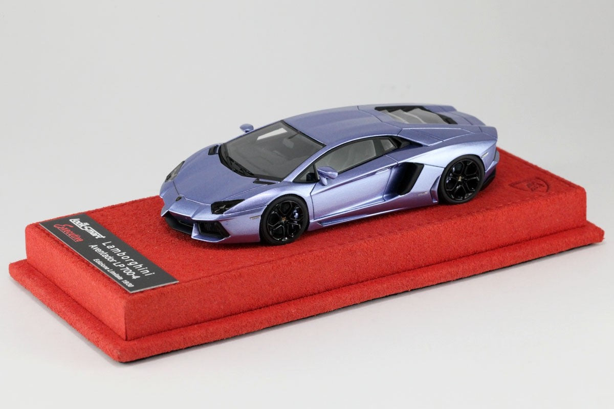 Looksmart LS384EX1 1/43 Lamborghini Aventador LP700-4 Light Violet Met Ltd 30