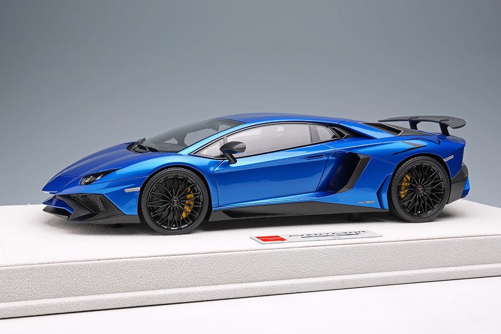 EIDOLON EML005C 1/18 Lamborghini Aventador LP750-4 SV 2015 Blu Nethuns Resin