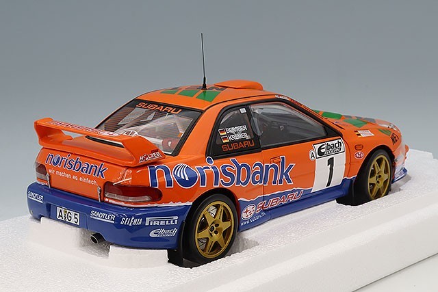 Sun Star SS5782 1/18 Subaru Impreza S5 WRC 1999 Winner Diecast