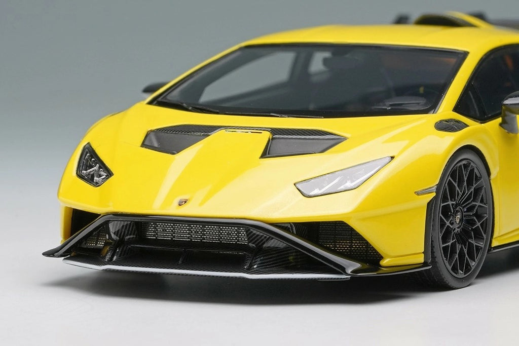 Make Up EIDOLON EM737C 1/43 Lamborghini Huracan STO 2021 Giallo Belenus Resin