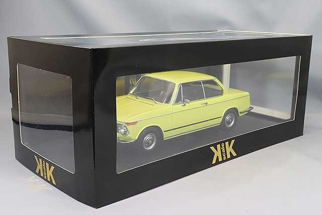 KK Scale KKDC181073 1/18 BMW 1602 Series 1 1971 Yellow Sedan