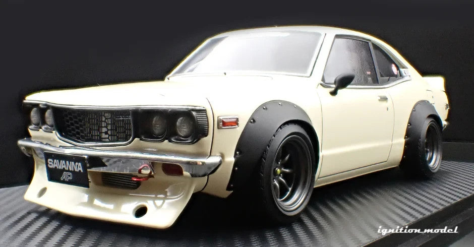 Ignition Model IG3730 1/18 Mazda Savanna RX-7 S124A Semi Works White Resin