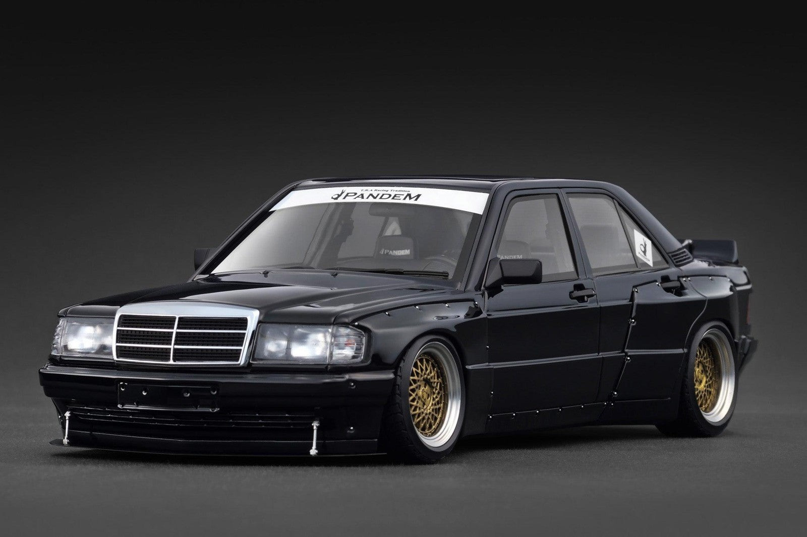 Ignition Model IG3769 1/18 Pandem 190 Black Widebody