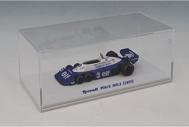 Kyosho K07038B-SET 1/64 Tyrrell P34 Set 1976-1977 Multicolor Diecast