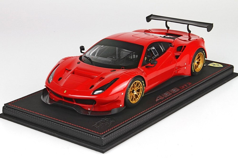 BBR P18123 1/18 Ferrari 488 GT3 2016 Red Resin Limited 120pcs