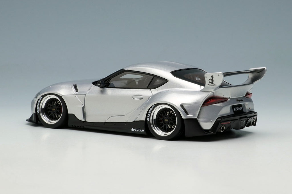 Make Up EIDOLON RB006D 1/43 Toyota Pandem GR Supra Ver1 Silver Metallic 2019