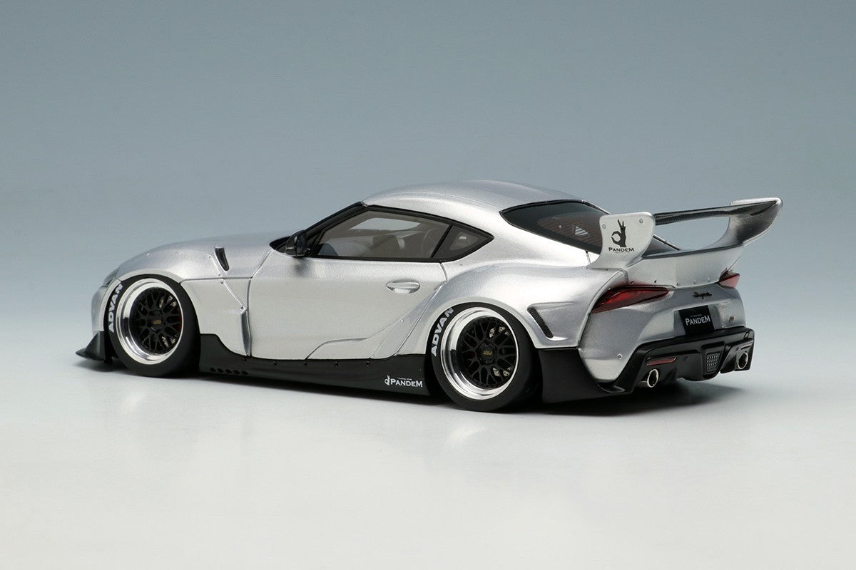 Make Up EIDOLON RB006D 1/43 Toyota Pandem GR Supra Ver1 Silver Metallic 2019