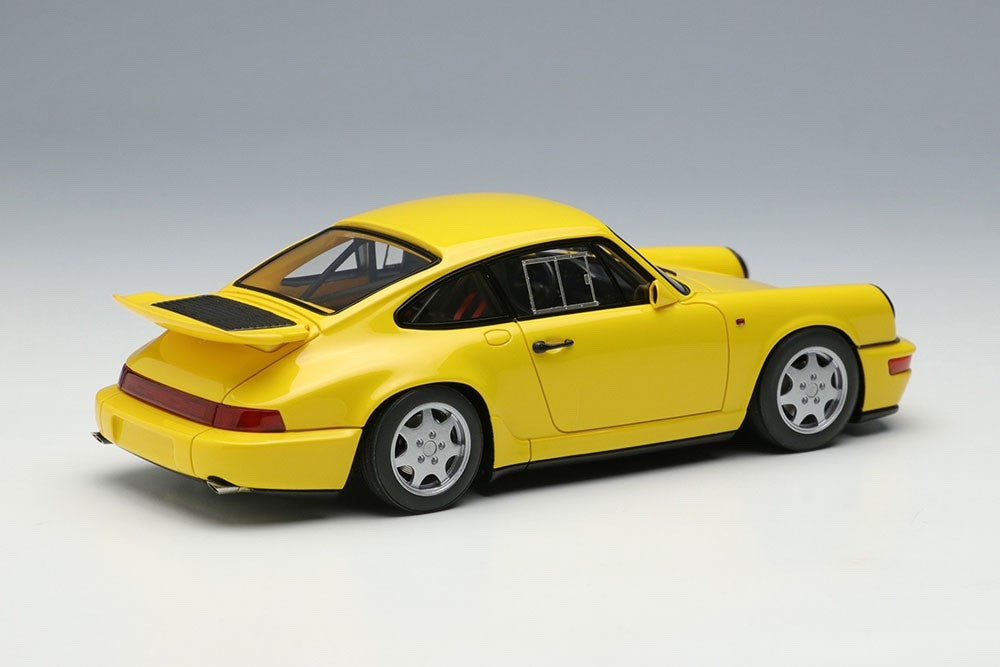 Make Up VISION VM164B 1/43 Porsche 911 Carrera 4 Lightweight Speed Yellow 1990