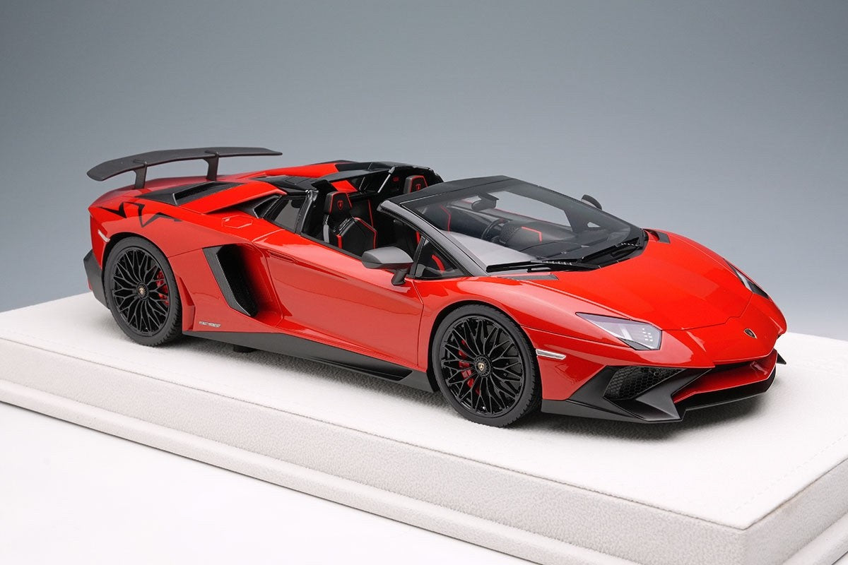 EIDOLON EML007E 1/18 Lamborghini Aventador LP750-4 SV Roadster 2015 Rosso Bia