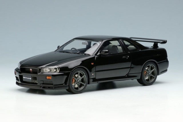 Make Up EIDOLON EM461E 1/43 Nissan Skyline GT-R BNR34 Black Pearl 1999