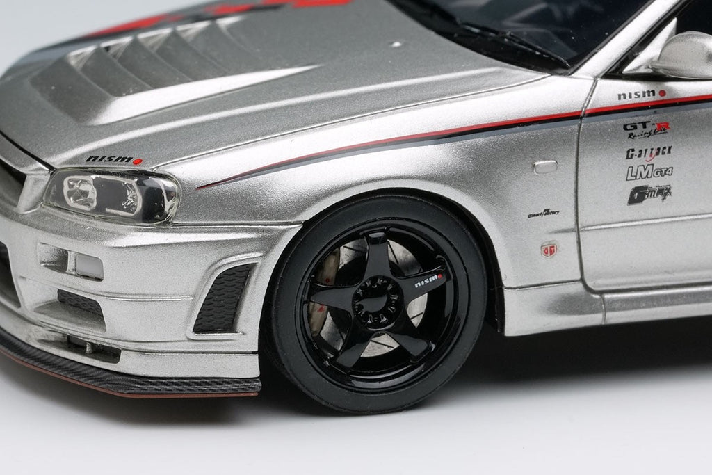 Make Up EIDOLON EM791 1/43 Nismo R34 GT-R Z-tune Prototype TAS 2001 Silver