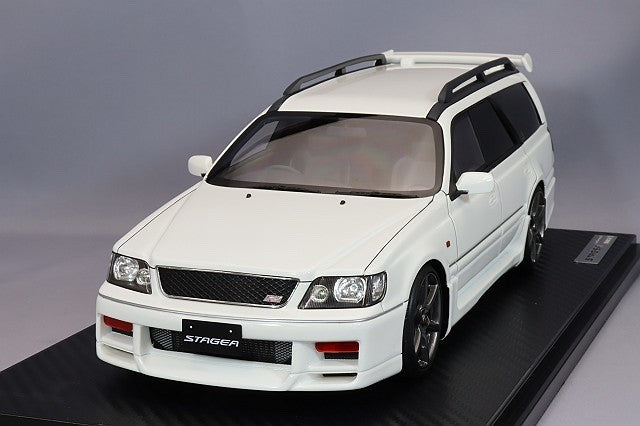 Ignition Model IG2886 1/18 Nissan Stagea 260RS WGNC34 GT-R Engine White