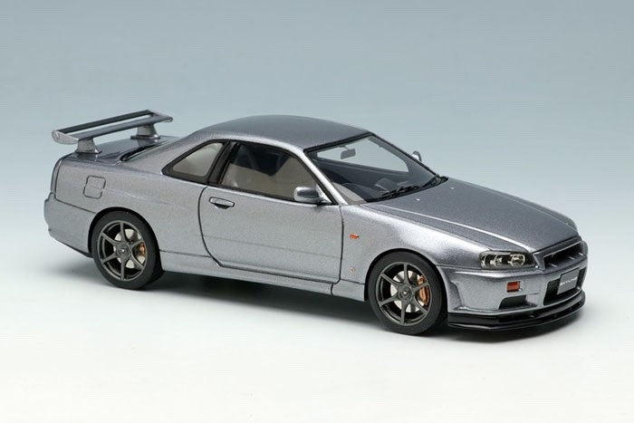 Make Up EIDOLON EM462G 1/43 Nissan Skyline GT-R BNR34 V-spec Athlete Silver 1999