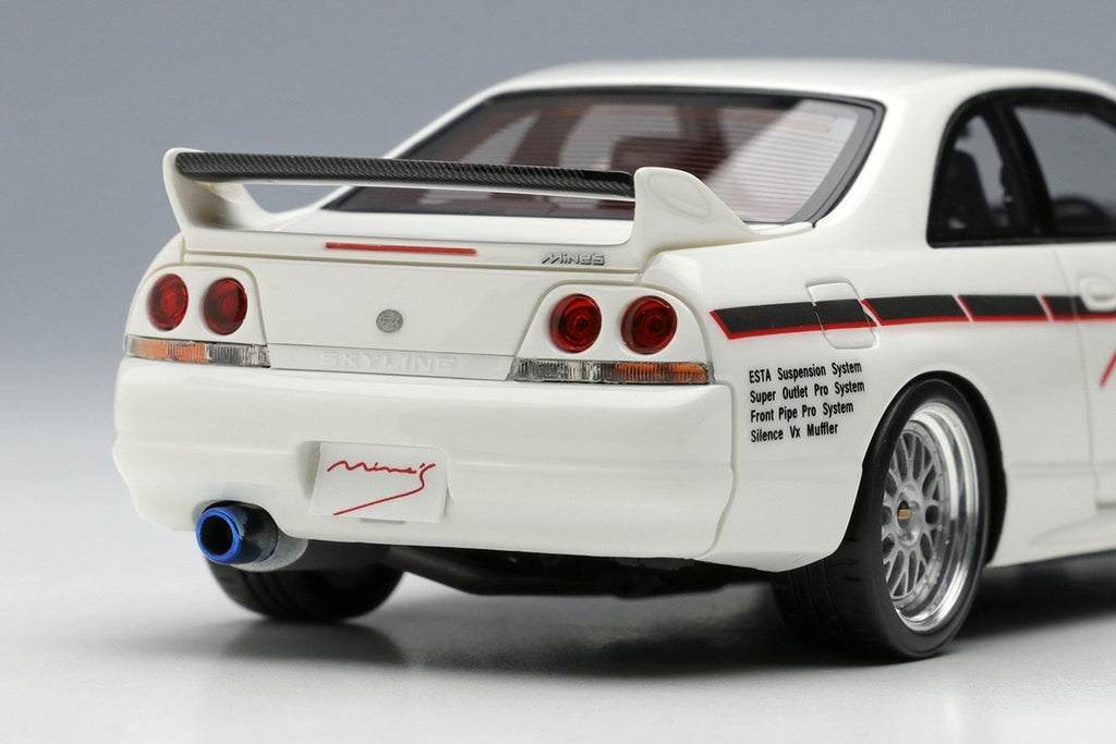 Make Up EIDOLON EM645B 1/43 Mines Skyline GT-R BCNR33 N1 White