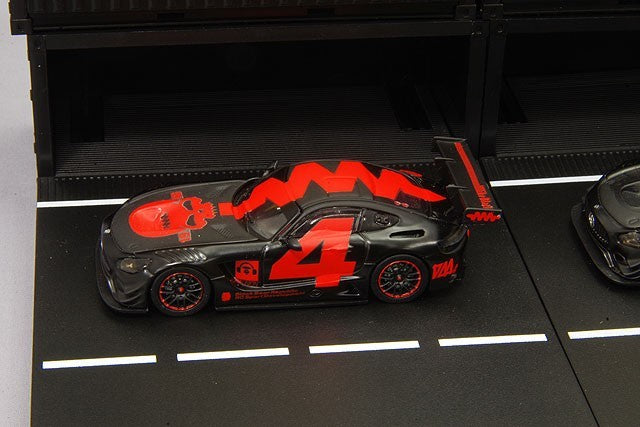 Tarmac T64-008-4A4Box 1/64 Mercedes-AMG GT3 #3 Pit Diorama Set