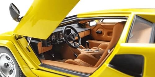 KYOSHO KS08320Y 1/18 Lamborghini Countach LP5000 Quattrovalvole Yellow