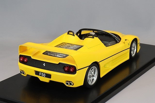 KK Scale KKDC180952 1/18 Ferrari F50 1995 Yellow Supercar Diecast