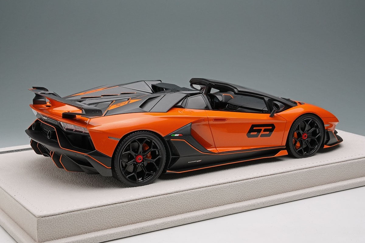 EIDOLON EML030I 1/18 Lamborghini Aventador SVJ 63 Roadster 2019 Arancio Atlas