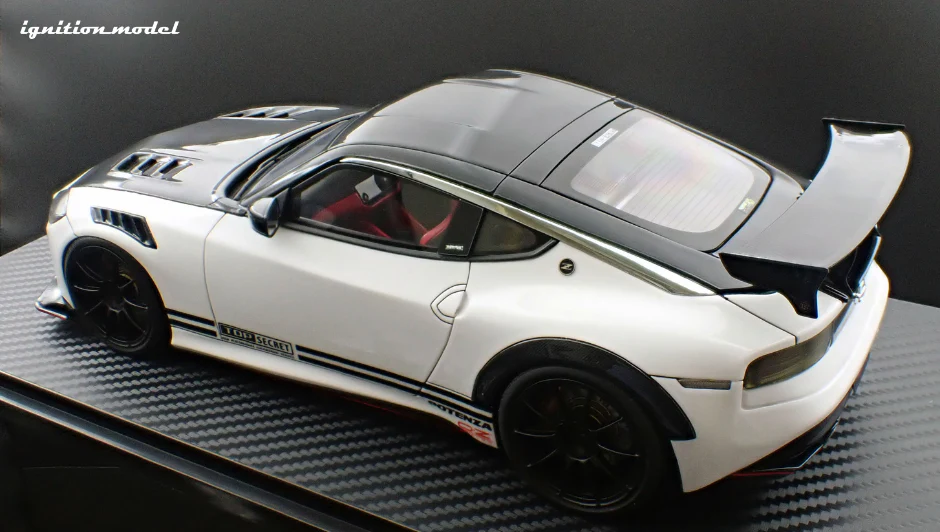 Ignition Model IG3381 1/18 TOP SECRET Nissan Fairlady Z RZ34 White Resin