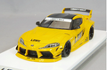 Make Up EIDOLON LB013C 1/43 LB-WORKS GR Supra Lightning Yellow 6-Spoke Wheels