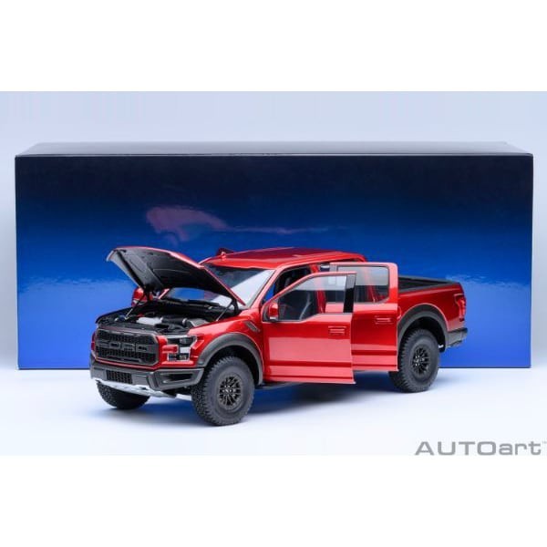 AUTOart 72948 1/18 Ford F-150 Raptor SuperCrew 2019 Red Diecast