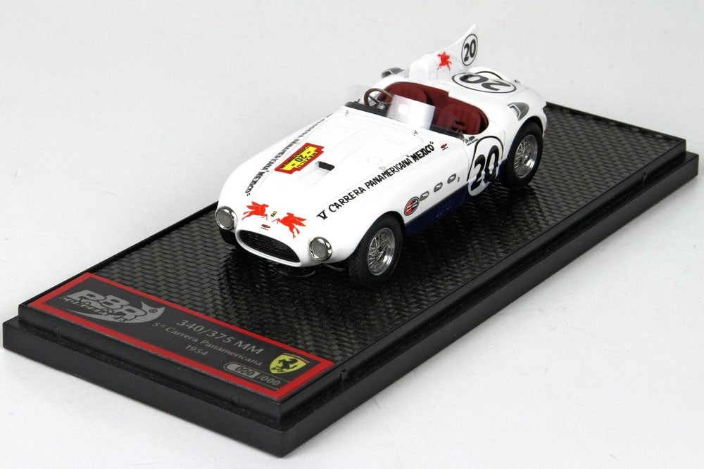BBR BBRC195 1/43 Ferrari 340-375MM 1954 Carrera V #20 Hill Ginther Ltd 500pcs