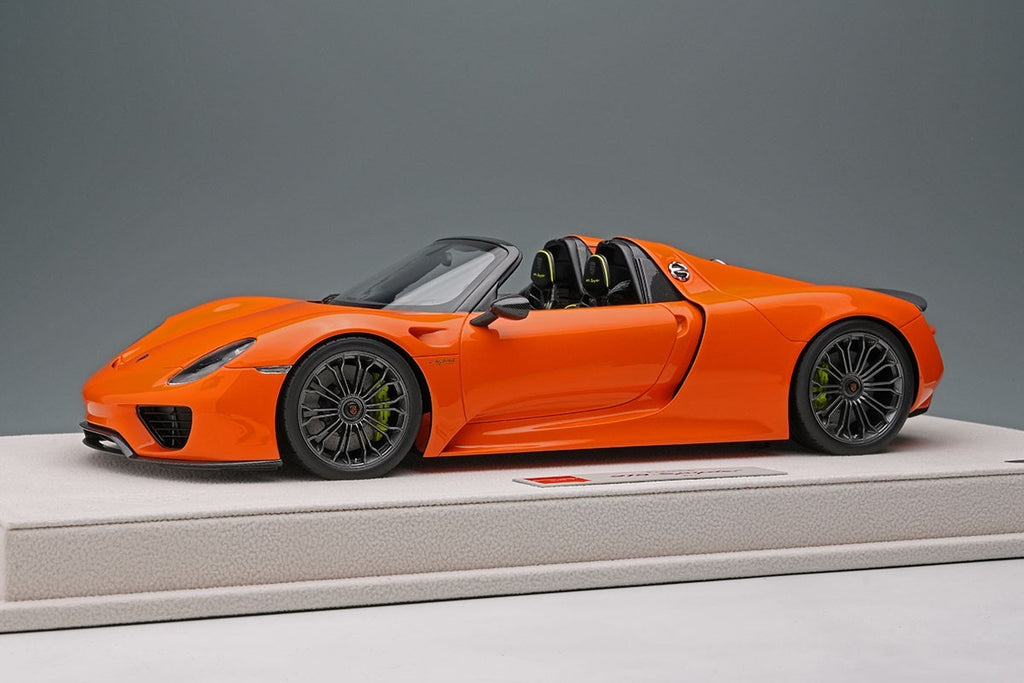 Make Up EIDOLON EML045H 1/18 Porsche 918 Spyder 2011 GT3 Orange Limited 100pcs