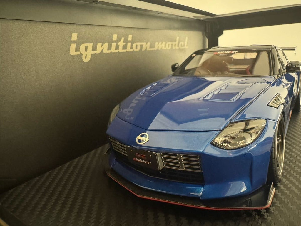 Ignition Model IG3386 1/18 Top Secret Fairlady Z RZ34 Blue Metallic
