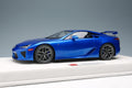 EIDOLON EML111E 1/18 Lexus LFA 2010 Rear Wing Up Pearl Blue Resin Model