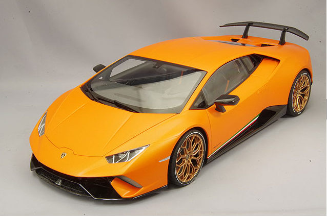AUTOart 12076 1/12 Lamborghini Huracan Performante Matte Orange Coupe