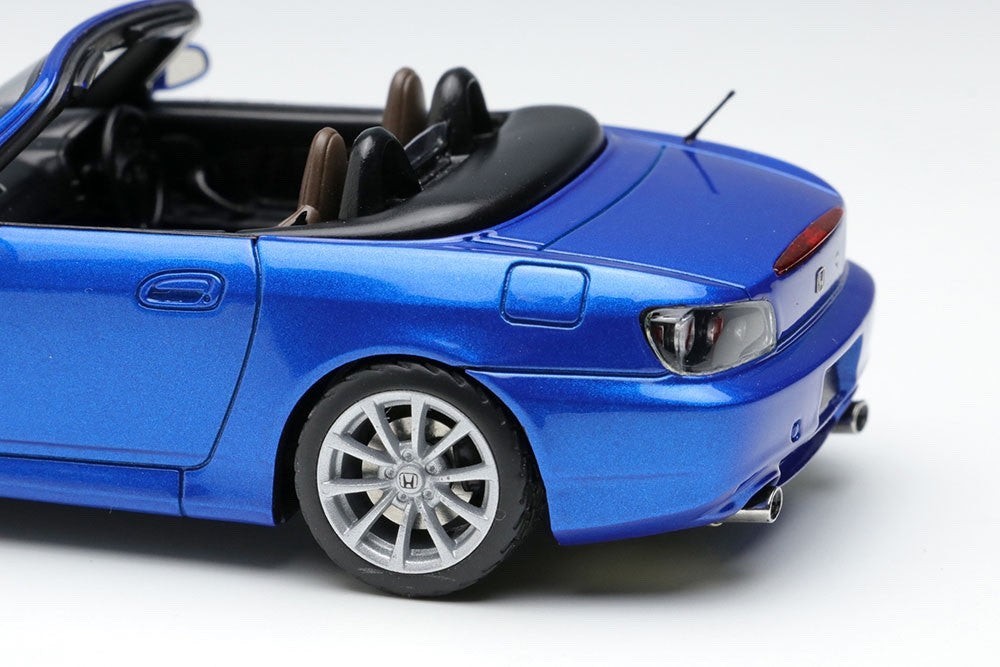 Make Up EIDOLON EM677A 1/43 Honda S2000 AP2 2005 Bermuda Blue Pearl Resin