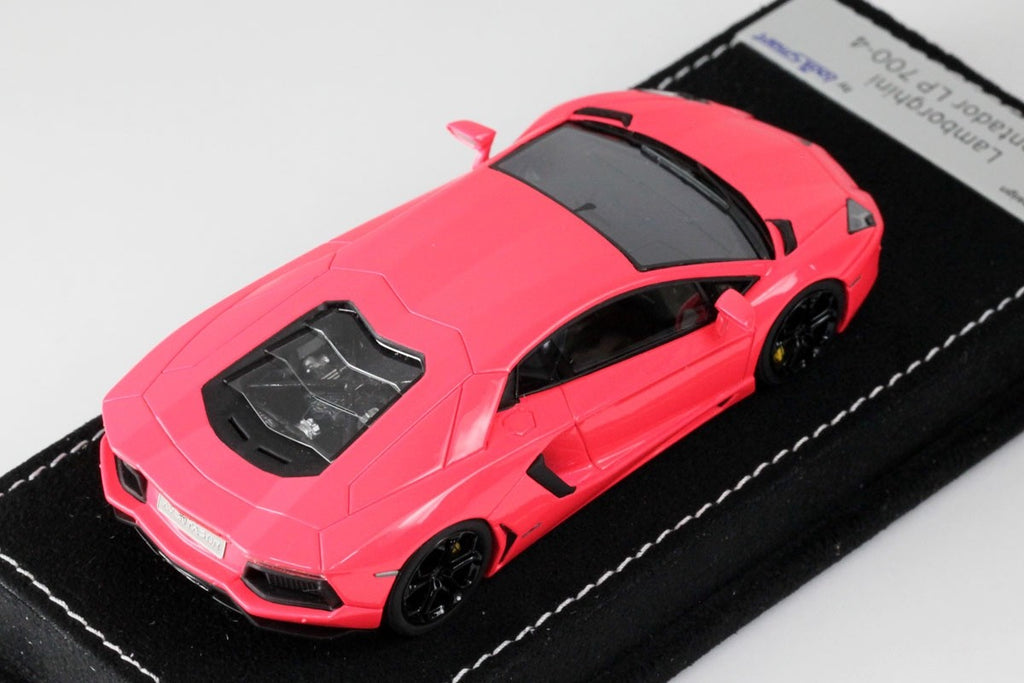 Looksmart LS384HC2 1/43 Lamborghini Aventador LP700-4 Pink Gloss Leather Ltd25
