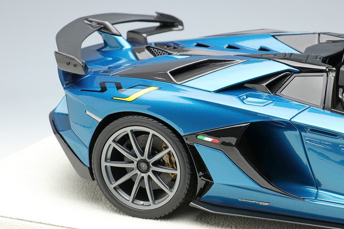 EIDOLON EML028B 1/18 Lamborghini Aventador SVJ Roadster Verde Artemis Resin Car