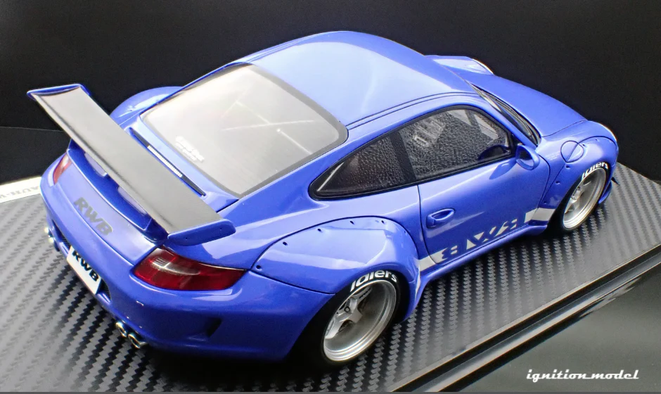 Ignition Model IG3256 1/18 RWB Porsche 911 997 Rauh-Welt Light Blue Resin