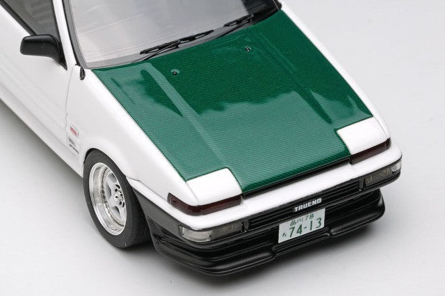 EIDOLON EM718 1/43 Toyota Sprinter Trueno (AE86)(3Door) Tk-Street Ver. White