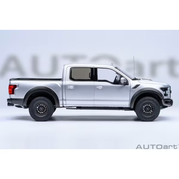 AUTOart 72950 1/18 Ford F-150 Raptor SuperCrew 2019 Silver Diecast