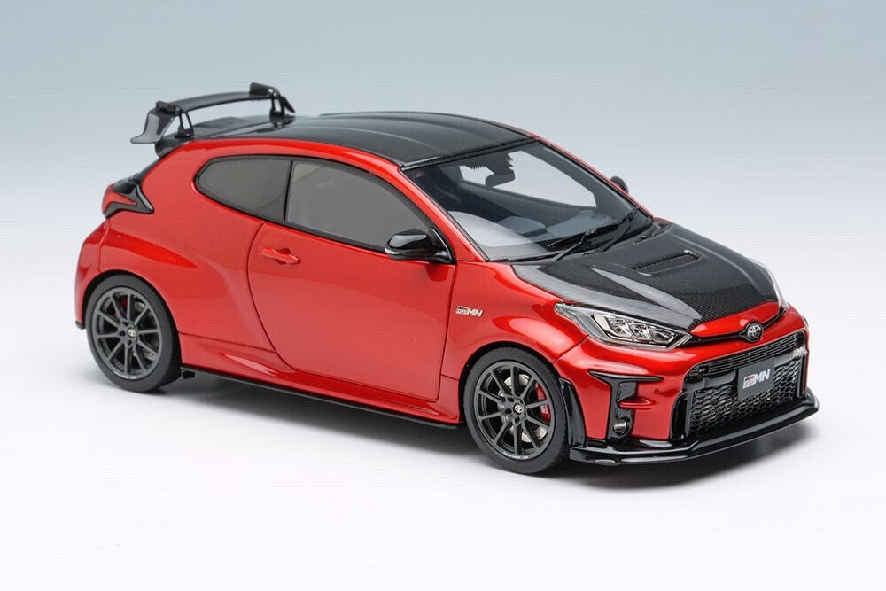 Make Up EIDOLON EM656D 1/43 Toyota GRMN Yaris Circuit Package 2022 EmotionalRed2