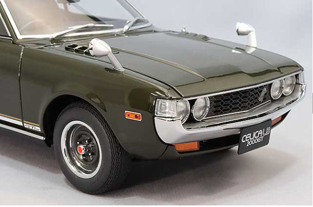 AUTOart 78768 1/18 Toyota Celica Liftback 2000GT RA25 1973 MossGrn