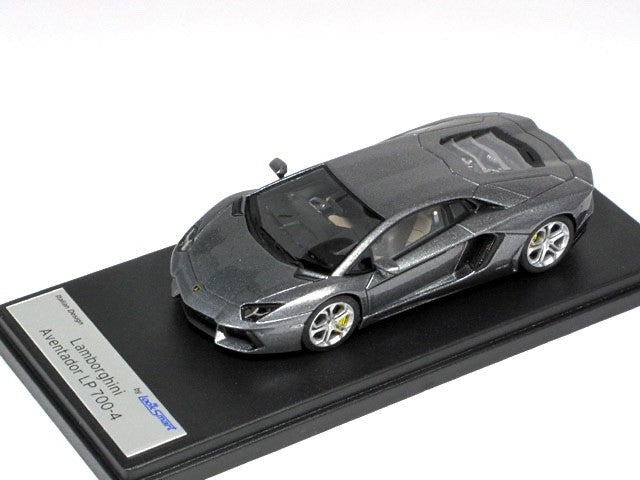 Looksmart LS384C 1/43 Lamborghini Aventador LP700-4 2011 Grigio Estoque Grey