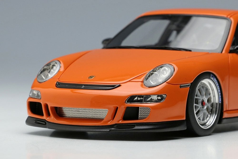 EIDOLON EM710D 1/43 Porsche 911 997 GT3 RS BBS Cup Wheel Orange Limited 60pcs