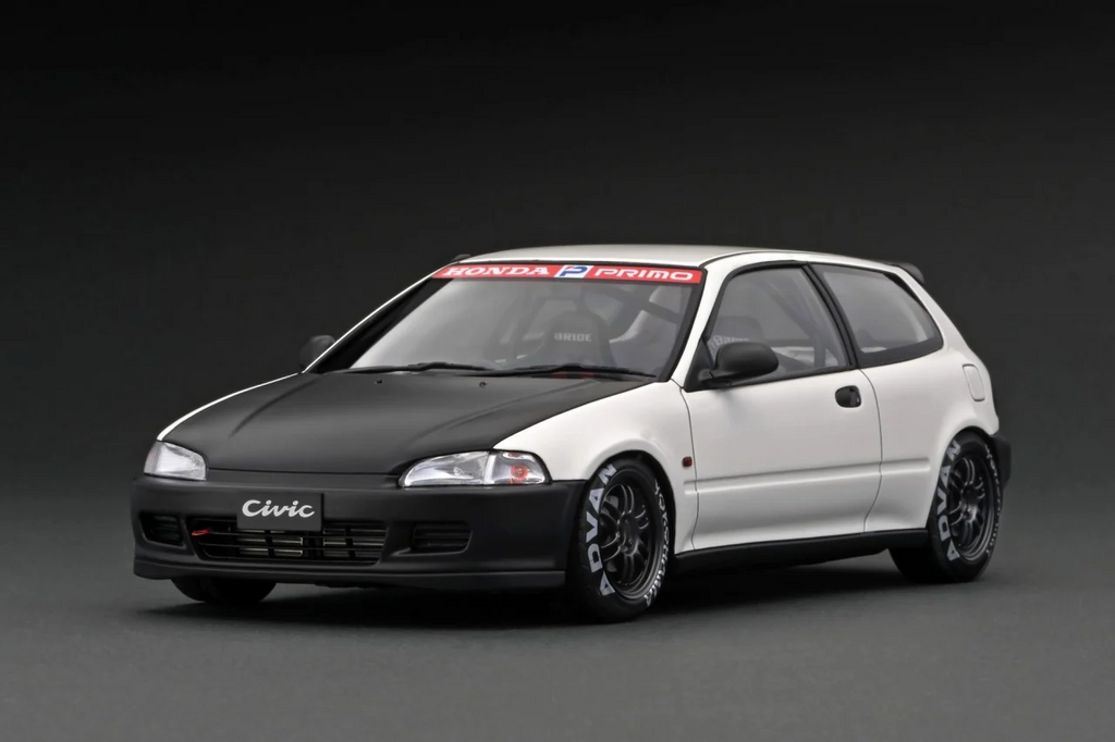 Ignition Model IG3042 1/18 Honda Civic EG6 Circuit White Resin