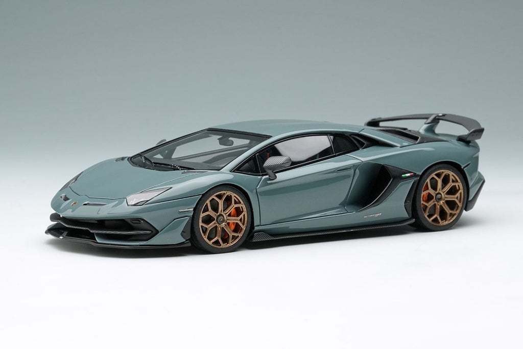 EIDOLON EM438N 1/43 Lamborghini Aventador SVJ 2018 Gray Resin Limited 60pcs