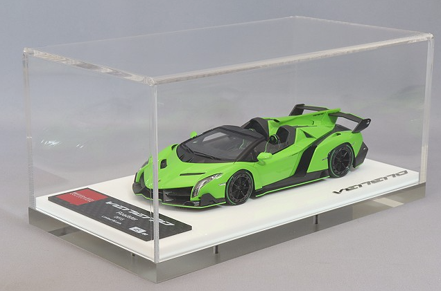EIDOLON EM451D 1/43 Lamborghini Veneno Roadster 2015 Verde Miura Resin Limited