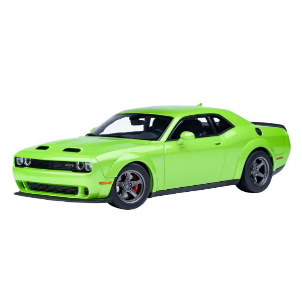 AUTOart 71769 1/18 Dodge Challenger SRT Super Stock 2023 Green Diecast