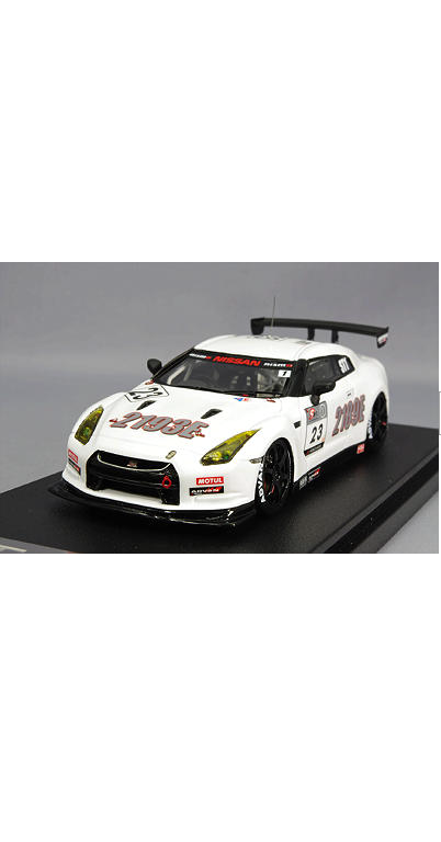 hpi hpi8492 1/43 Nissan GT-R RC Super Tec #23 2010 Multi Color Resin