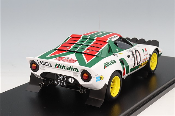 Spark S18S946 1/18 Lancia Stratos Alitalia Monte Winner 1976 #10 Resin
